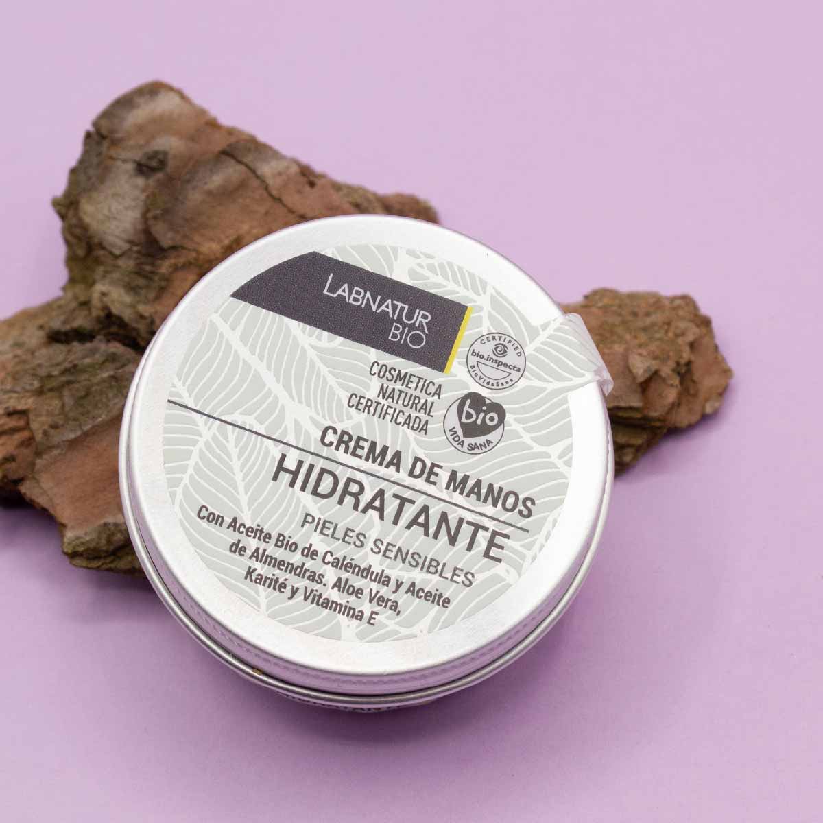 Crema de Manos para Piel Sensible Labnatur Bio 50 ml | Caléndula, Aloe Vera y Karité | Hidrata y Calma | Vegano_2
