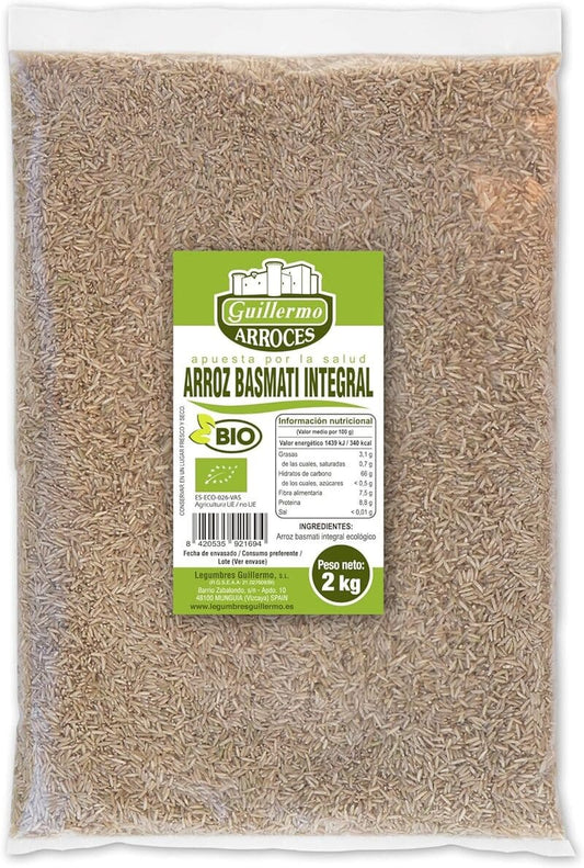 Arroz Basmati Integral Bio - 2 Kg, Bolsa_0