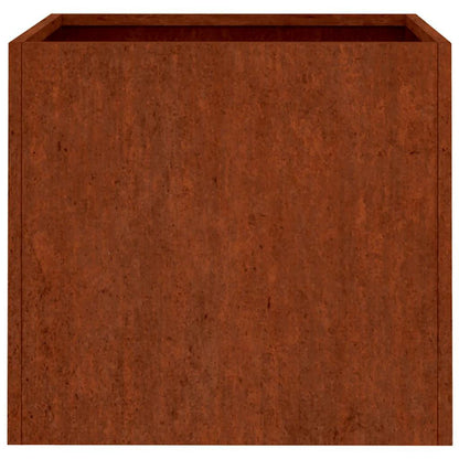 Jardinera De Acero Corten 49x47x46 Cm_5