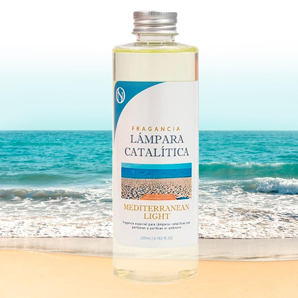 Pack Ahorro Lámpara Catalítica Drops Orange + Fragancia Mediterranean Light 200ml + Neutro 200ml + Mecha Repuesto_2