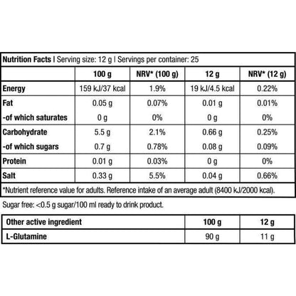 Glutamine Zero 300 Gr Limón_1