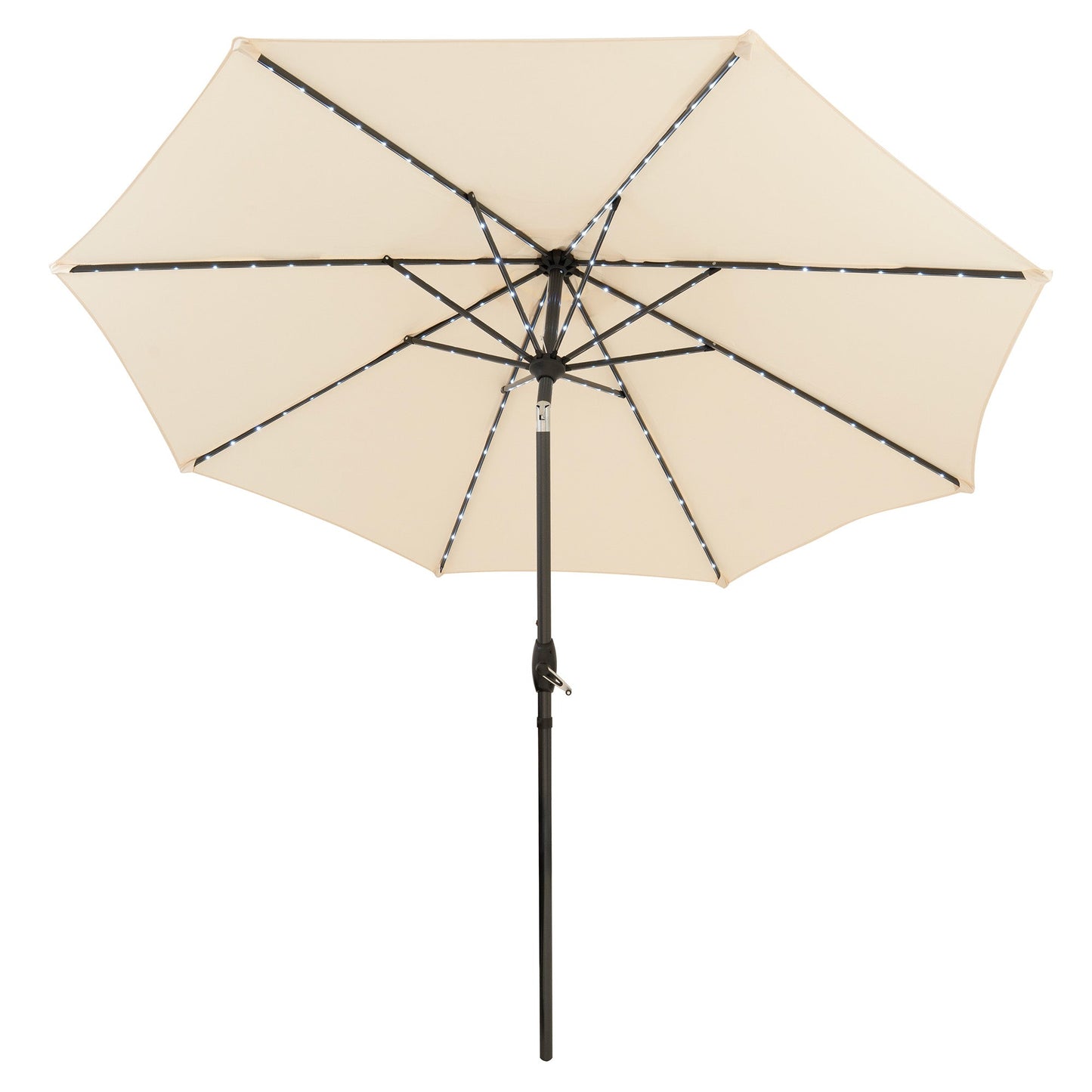 Parasol Led Inclinable De 2,7 M – Crema_0