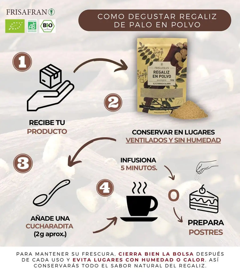 Frisafran | Regaliz De Palo En Polvo | Eco | 200g_1