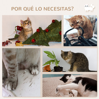 Pawhut Estante De Escalada Para Gatos De Pared Con Hamaca Nido Plataformas Beige_5