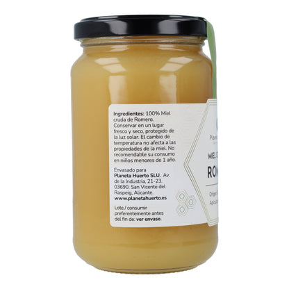 Miel Cruda de Romero Planeta Huerto 475 g