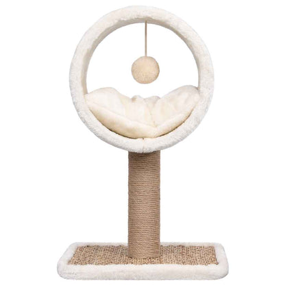 Árbol Para Gatos Túnel Superior Y Juguete Hierba Marina 56 Cm_2