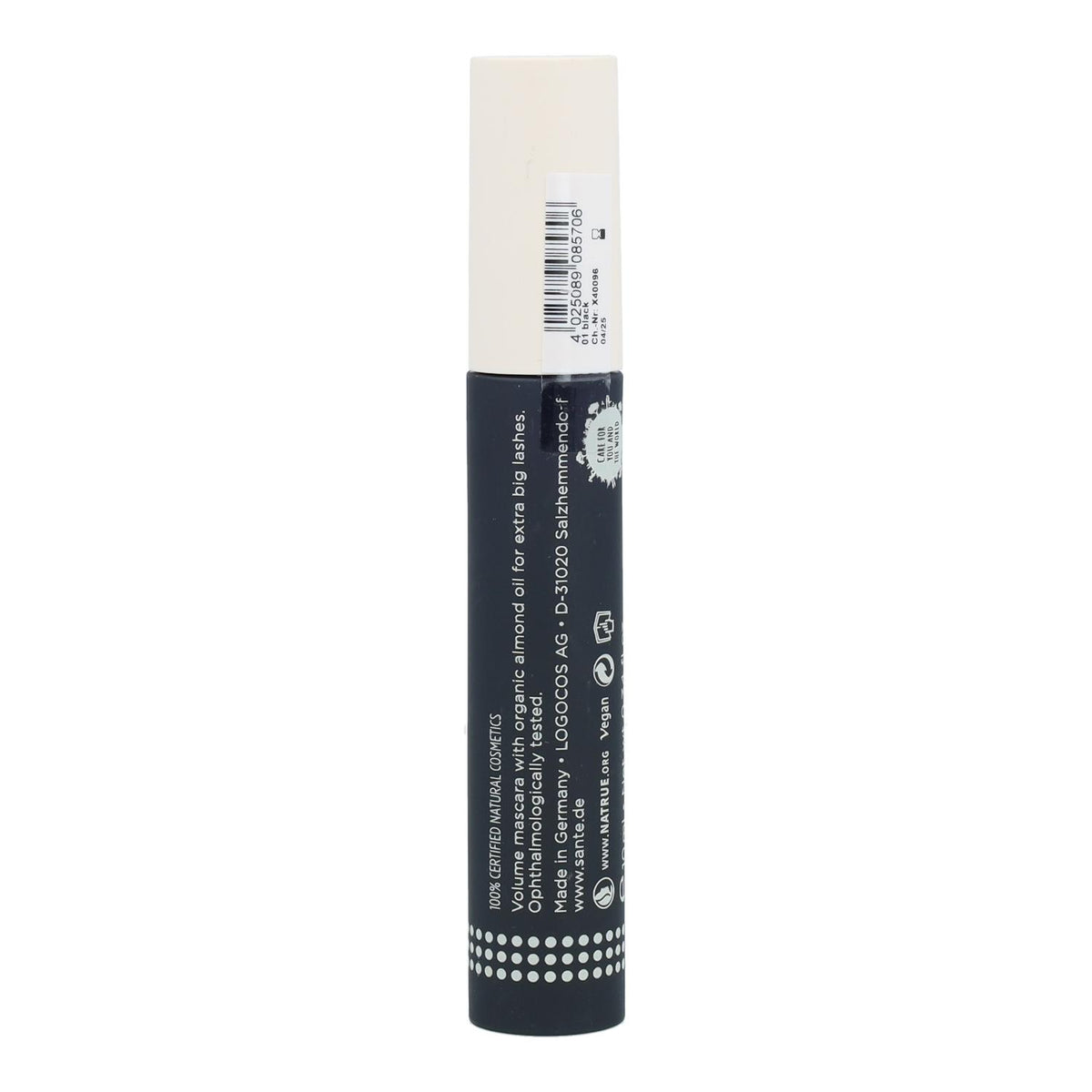 Máscara Pestañas Grandes 01 Black Sante 10 ml