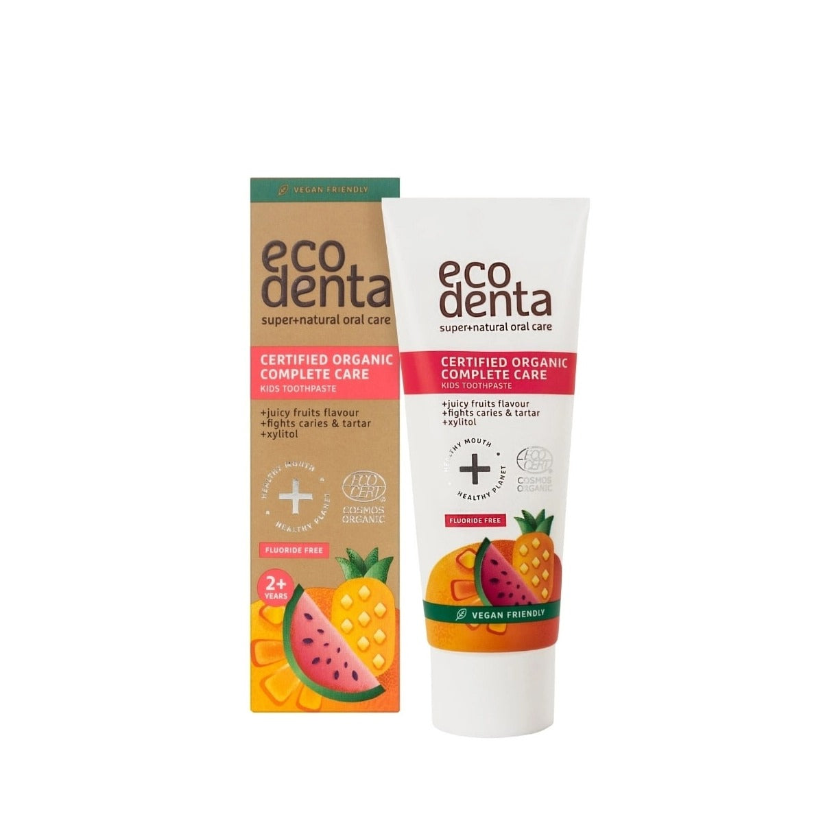 Pasta dental Infantil sabor Frutas Bio EcoDenta 75 ml