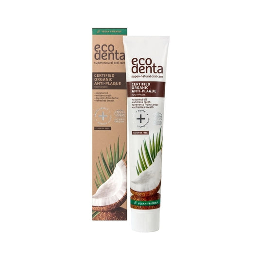 Pasta dental Antiplaca con Aceite de Coco Bio EcoDenta 75 ml