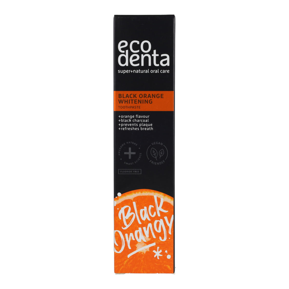 Pasta dental Negra Blanqueadora sabor Naranja EcoDenta 100 ml