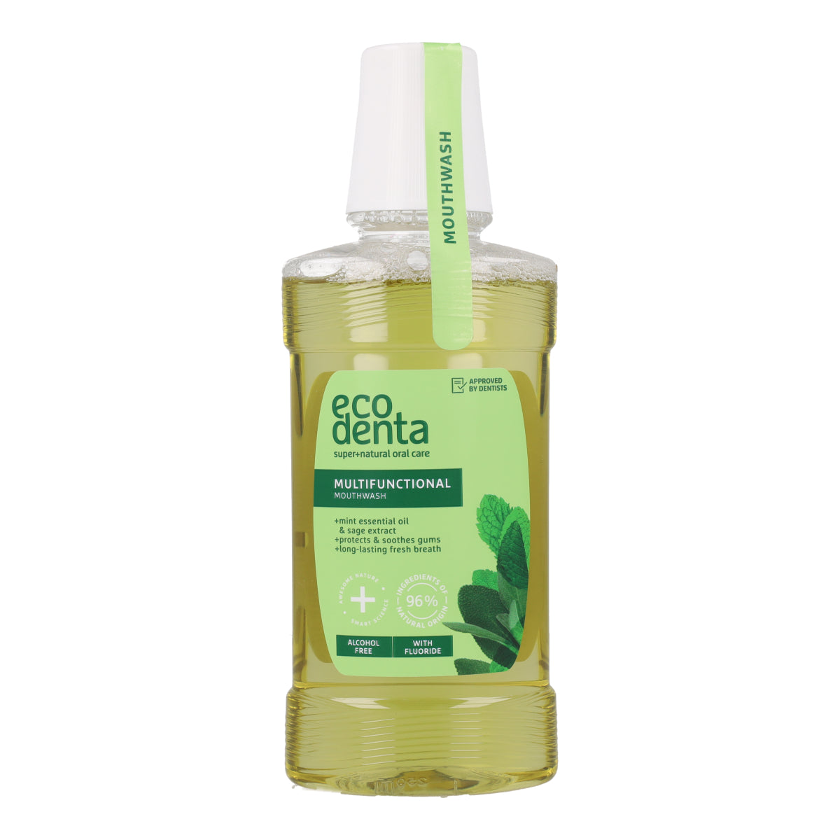 Enjuague bucal Multifuncional Menta y Salvia EcoDenta 250 ml