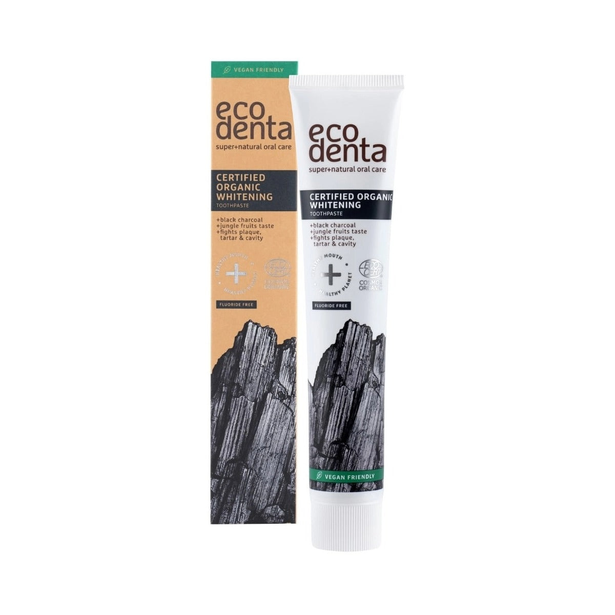 Pasta dental Blanqueadora con Carbón Bio EcoDenta 75 ml