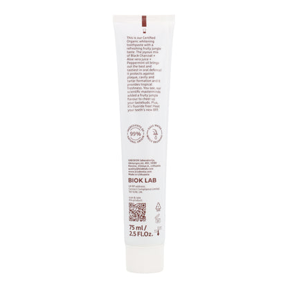 Pasta dental Blanqueadora con Carbón Bio EcoDenta 75 ml