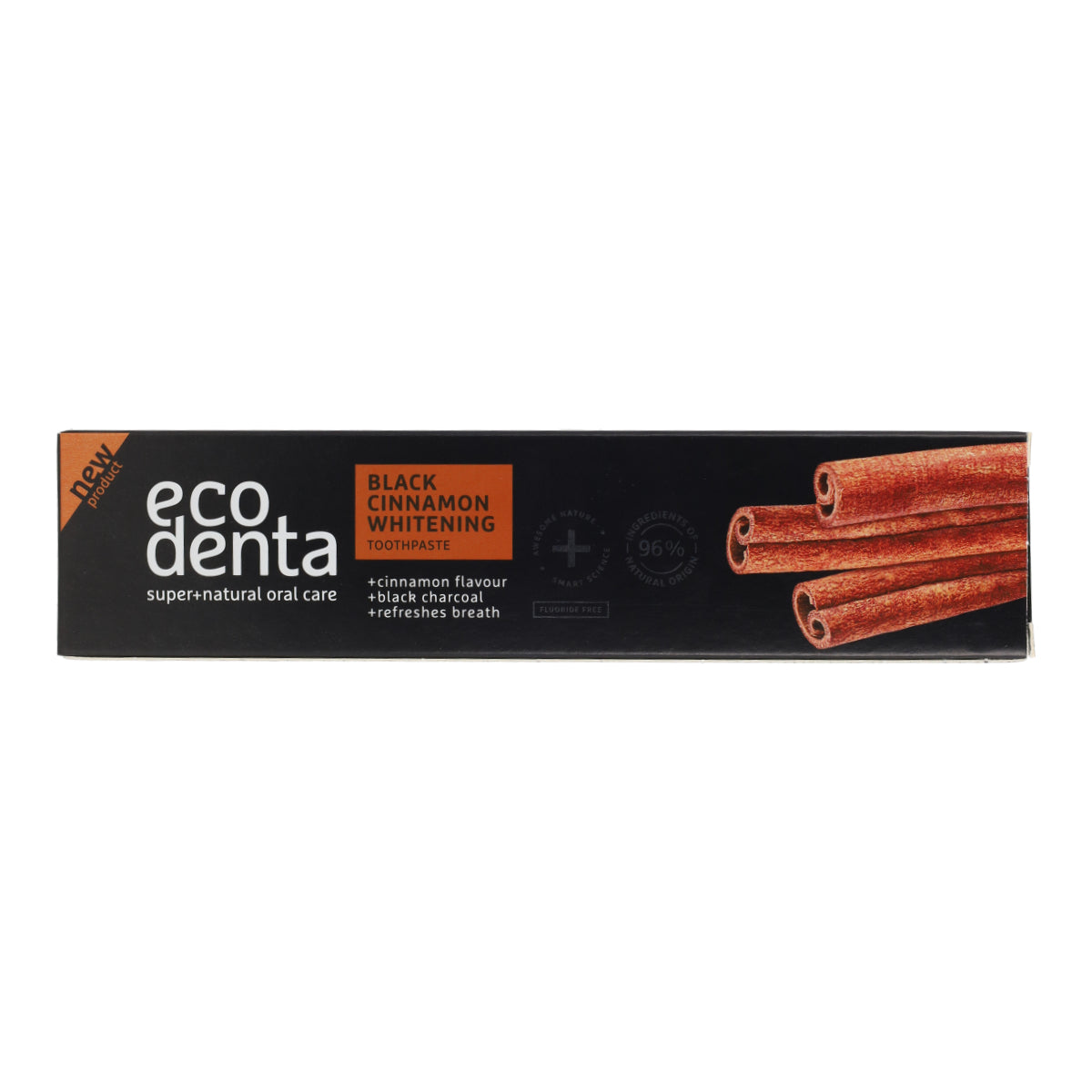 Pasta dental Negra Blanqueadora con Canela EcoDenta 100 ml
