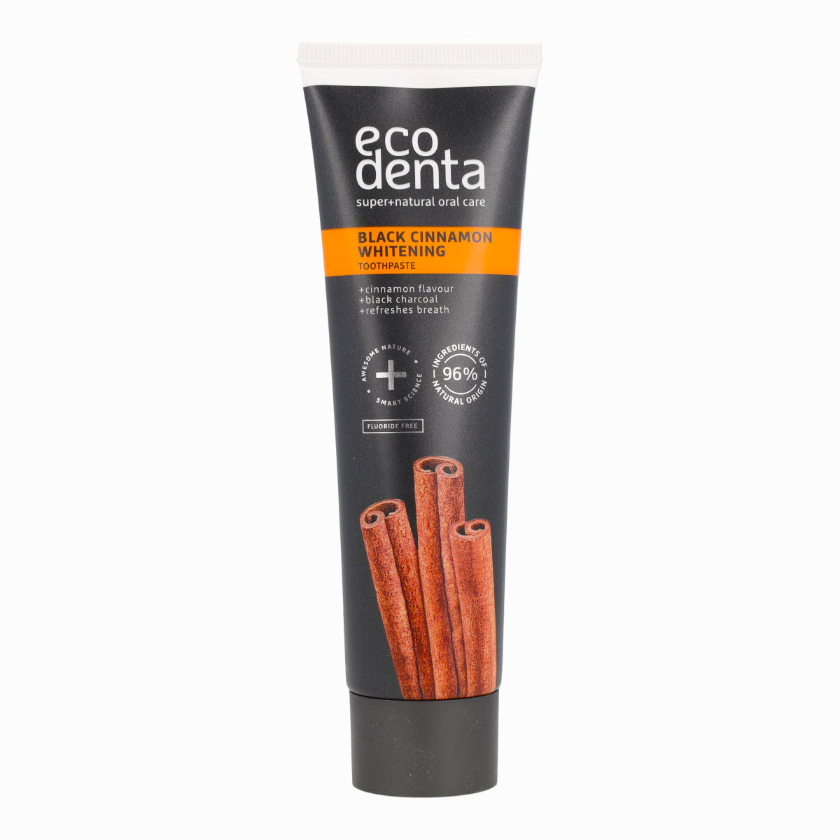 Pasta dental Negra Blanqueadora con Canela EcoDenta 100 ml