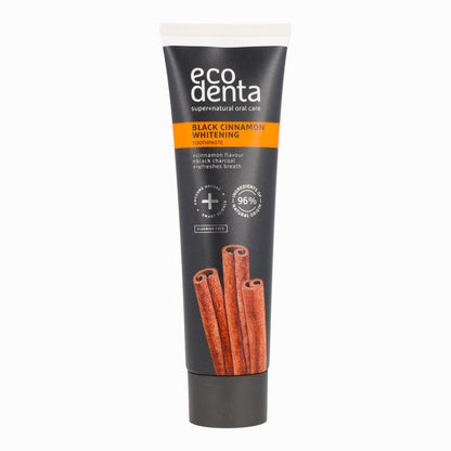Pasta dental Negra Blanqueadora con Canela EcoDenta 100 ml