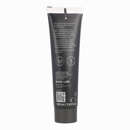 Pasta dental Negra Blanqueadora con Canela EcoDenta 100 ml