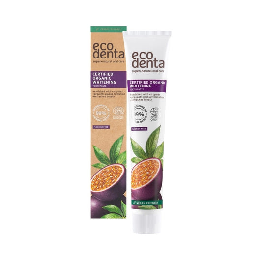 Pasta dental Blanqueadora Fruta de la Pasión con Enzimas Bio EcoDenta 75 ml