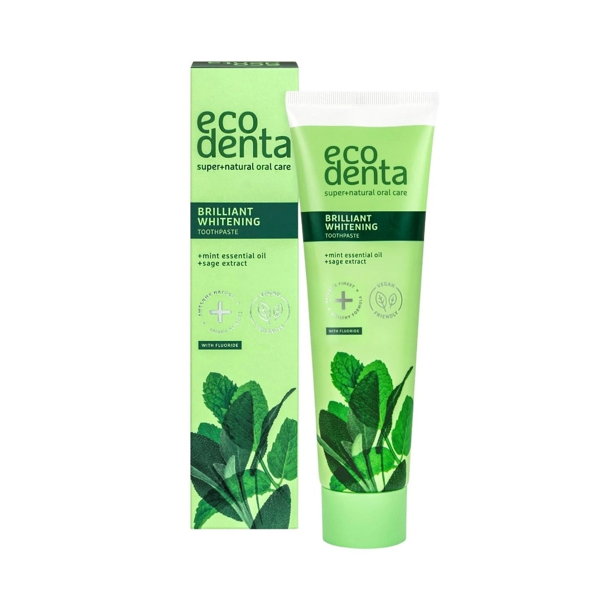 Pasta dental Blanqueadora con Menta y Salvia EcoDenta 100 ml