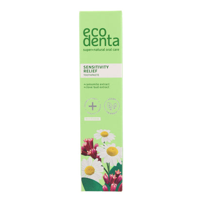 Pasta dental Alivio Sensibilidad Manzanilla y Clavo EcoDenta 100 ml