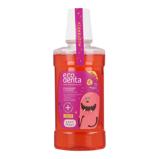 Enjuague bucal Infantil sabor Fresa EcoDenta 250 ml