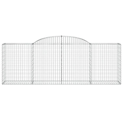 Cestas De Gaviones 7 Uds Forma De Arco Hierro 300x50x100/120 Cm_3