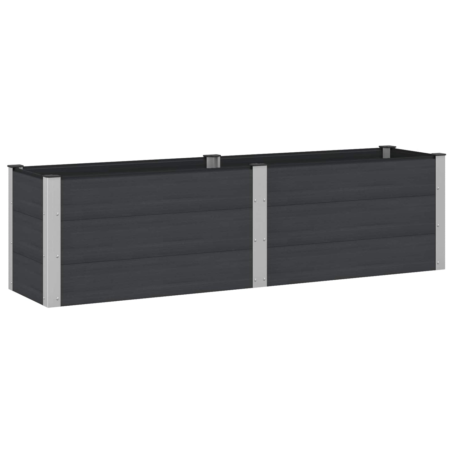 Arriate Elevado Negro 200 X 50 X 54 Cm_0