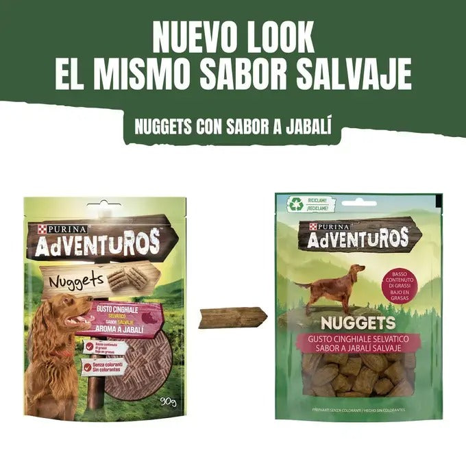 AdVenturos Nuggets Jabalí salvaje 90 g