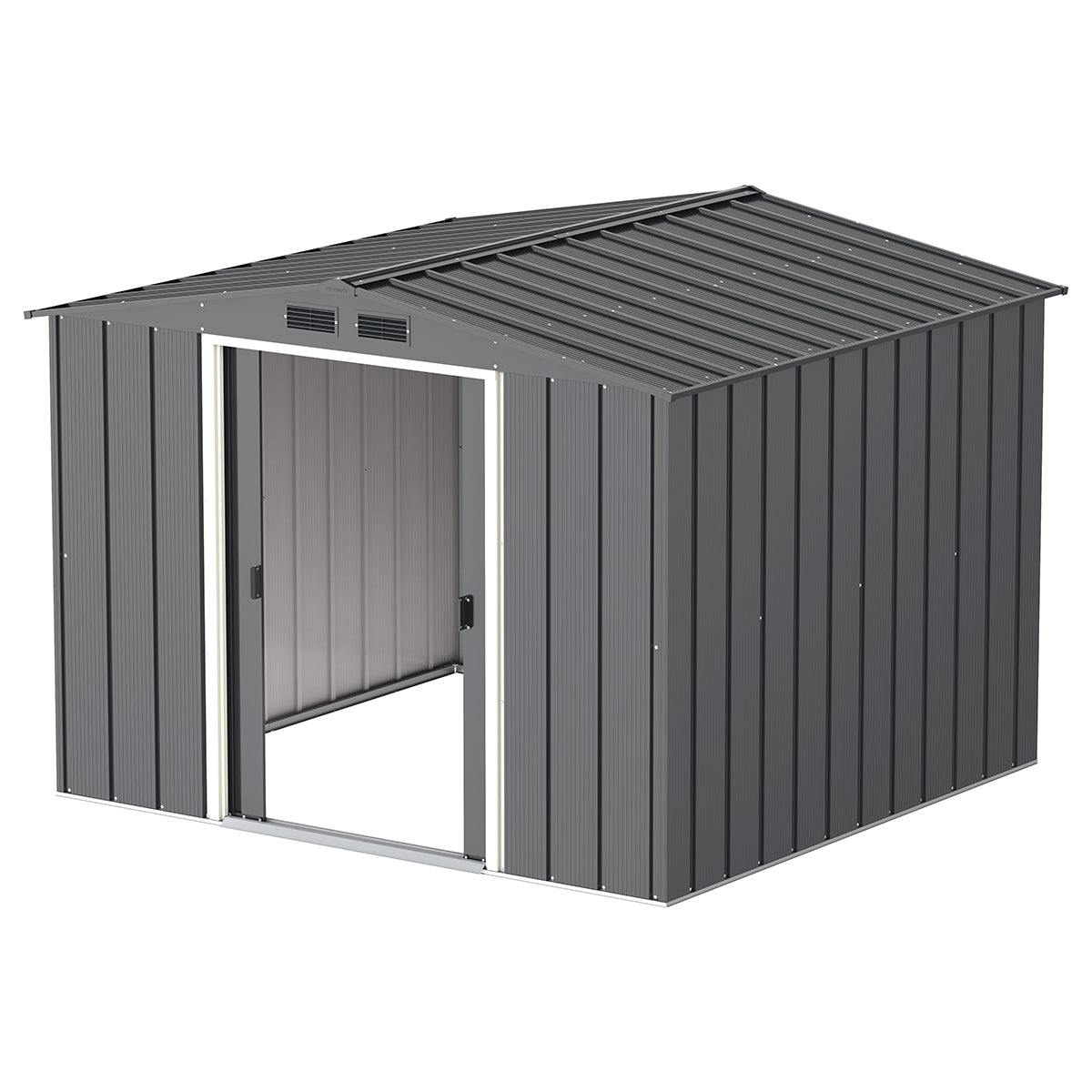 Duramax - Caseta Jardín - Top Venus 6x4 - Metal - Color Imitación Madera_1