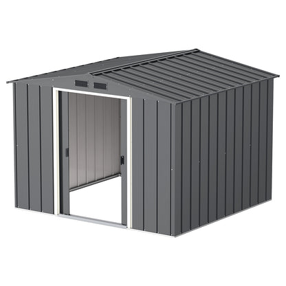 Duramax - Caseta Jardín - Top Venus 6x4 - Metal - Color Imitación Madera_1