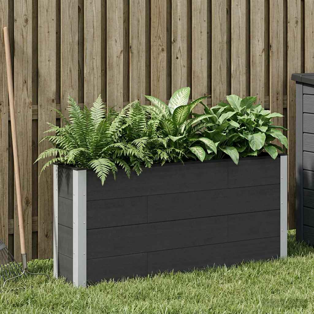 Arriate Elevado Negro 150 X 30 X 72 Cm_1