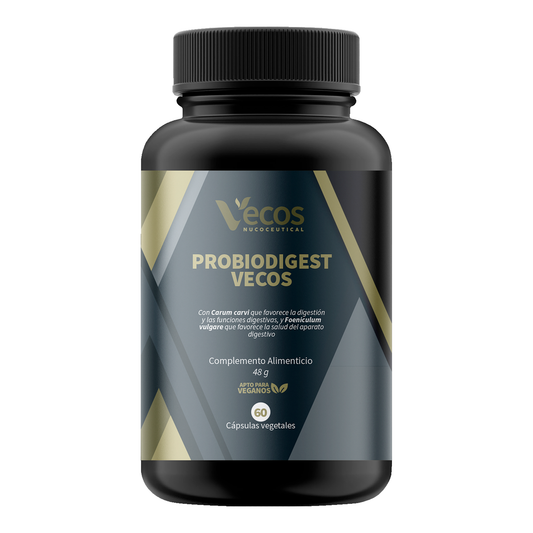 Probiodigest Vecos 60 Cápsulas | Digestión Pesada Y Gases | Enzimas Digestivas + Probióticos_0