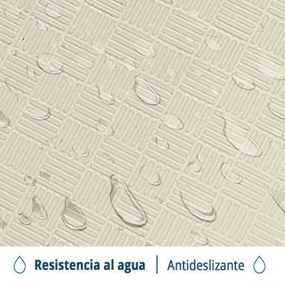 Artatami® Tatami Puzzle 1x1x40 mm Marron - Beige Pack Ahorro【10 Unidades】 Alta Densidad EVA – Judo, BJJ, MMA y Lucha_2