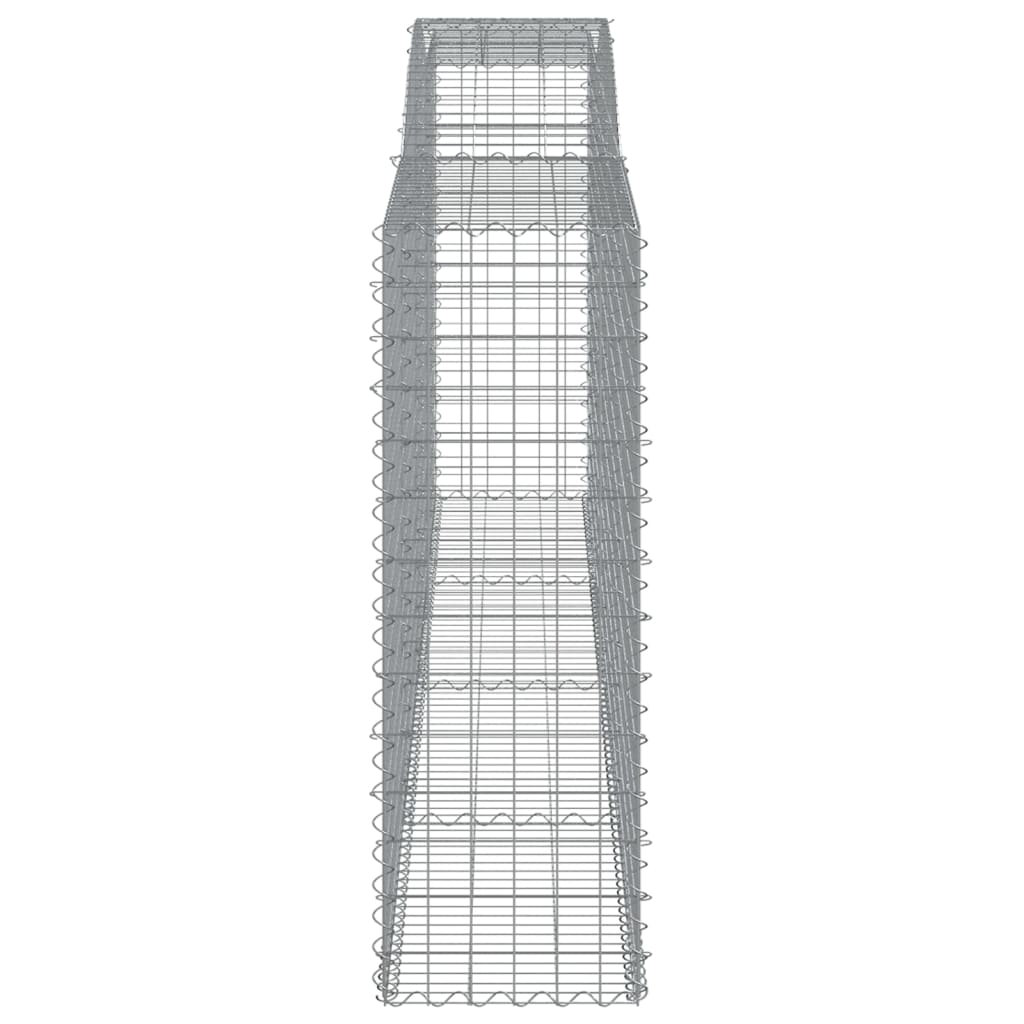 Cestas Gaviones 9 Uds Forma De Arco Hierro 400x50x140/160 Cm_4