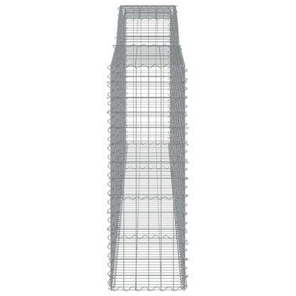 Cestas Gaviones 6 Uds Forma De Arco Hierro 400x50x140/160 Cm_4