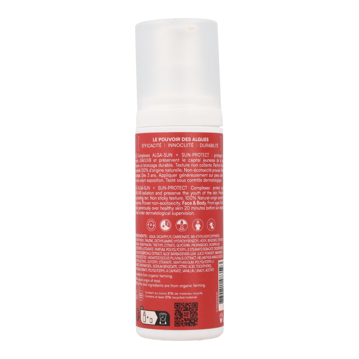Invisible Sun Lotion Spf50 Biarritz 100 Ml 