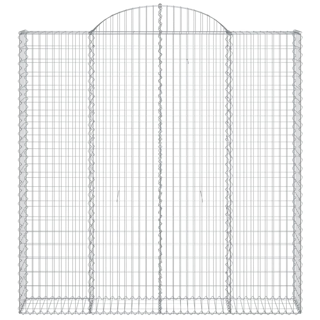 Cestas De Gaviones 6 Uds Forma De Arco Hierro 200x30x200/220 Cm_3