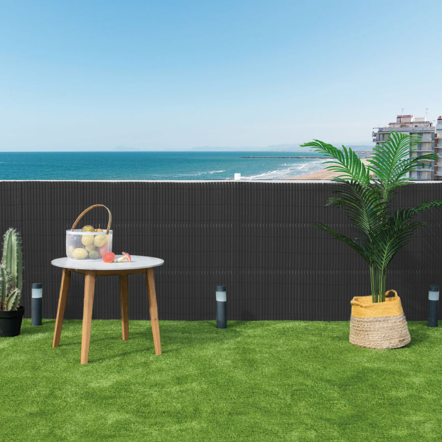 Cañizo Pvc Essential Recycane 20mm Antracita - Cerramiento Ecológico 0,9x3 M / Multicolor_2
