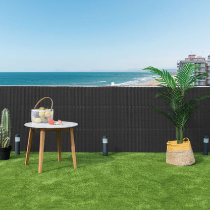 Cañizo Pvc Essential Recycane 20mm Antracita - Cerramiento Ecológico 0,9x3 M / Multicolor_2