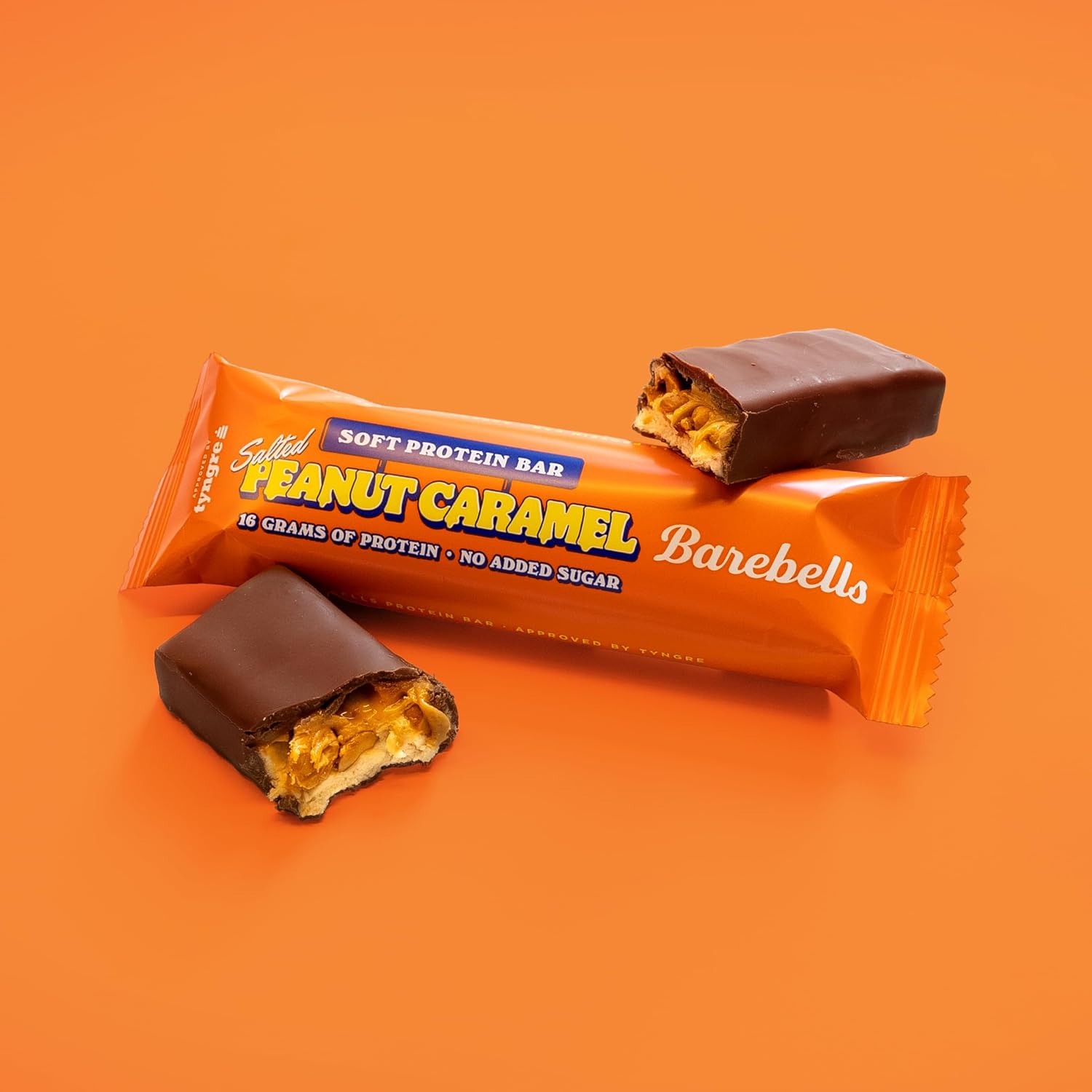 Caja De 12 Barritas de 55gr Sabor Salted Peanut Caramel Barebells_1