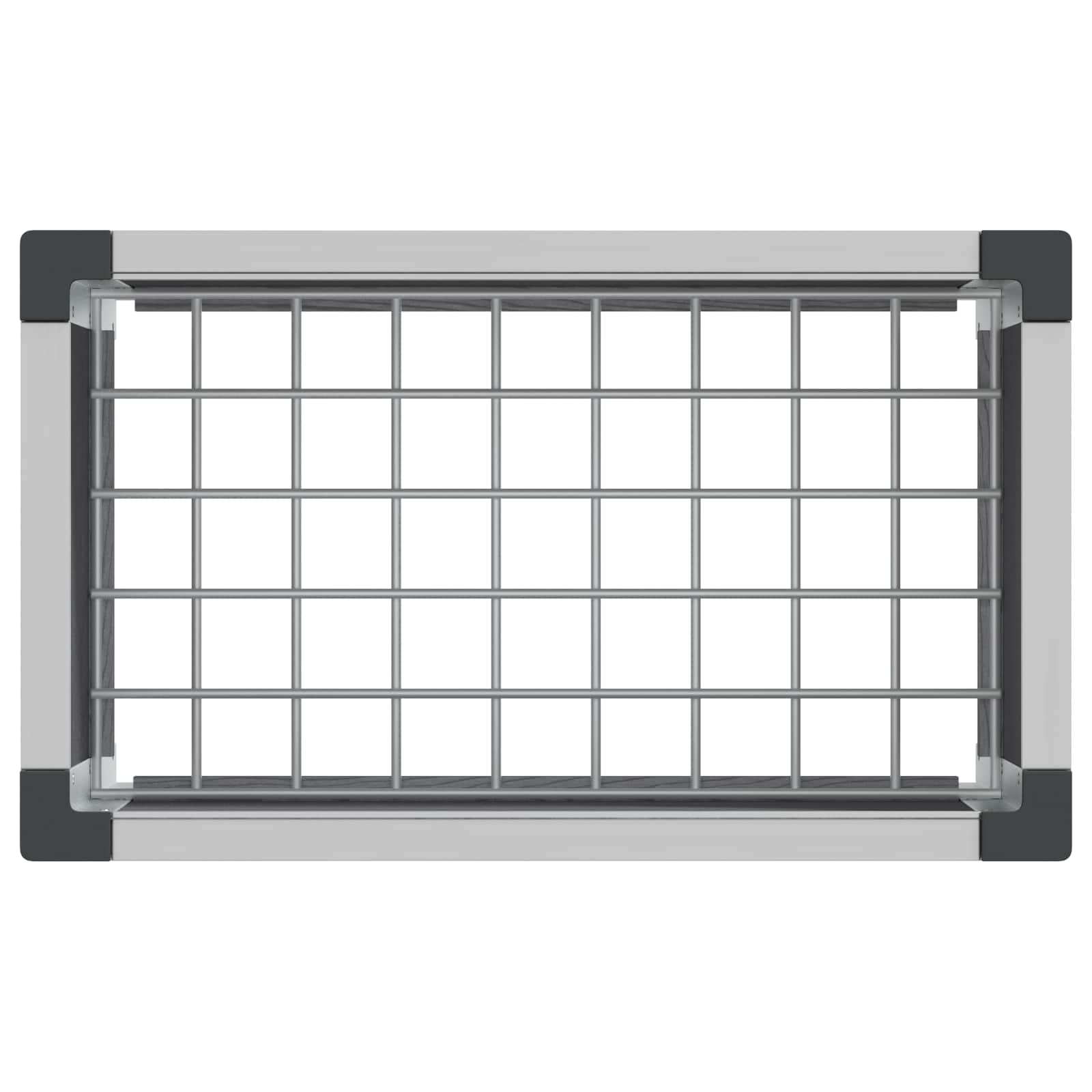 Arriate Elevado Gris 50 X 30 X 82 Cm Wpc Y Aluminio_4