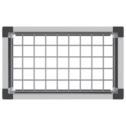 Arriate Elevado Gris 50 X 30 X 82 Cm Wpc Y Aluminio_4