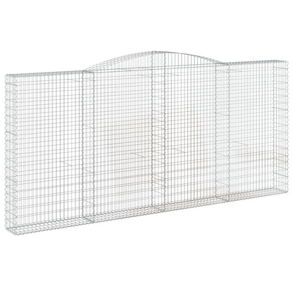 Cestas De Gaviones 4 Uds Forma De Arco Hierro 400x30x180/200 Cm_2