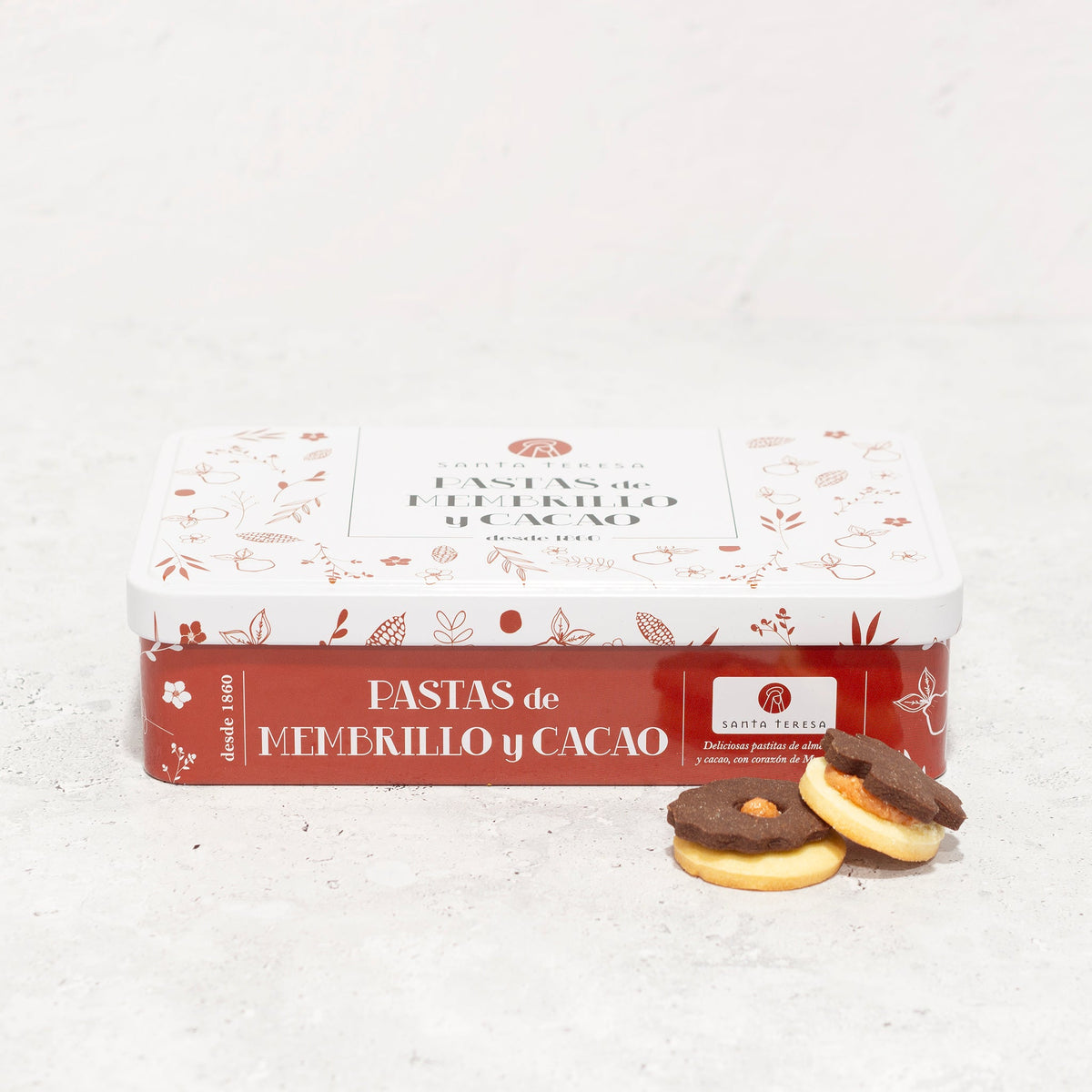 Lata De Pastas De Membrillo Y Cacao 230g_0