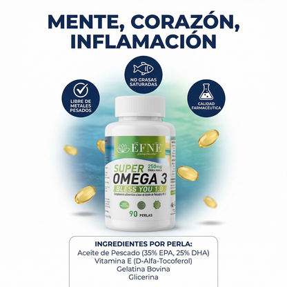 Super Omega 3 Efne (contiene Vitamina E) 90 cápsulas_2