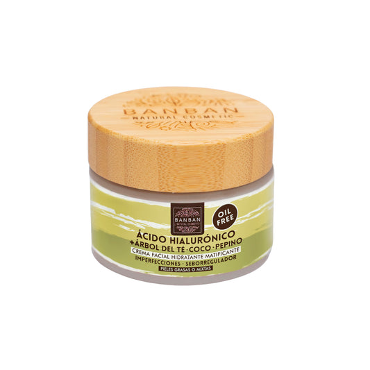 Crema Facial Árbol Del Té Y Ácido Hialurónico 50ml Banban_0