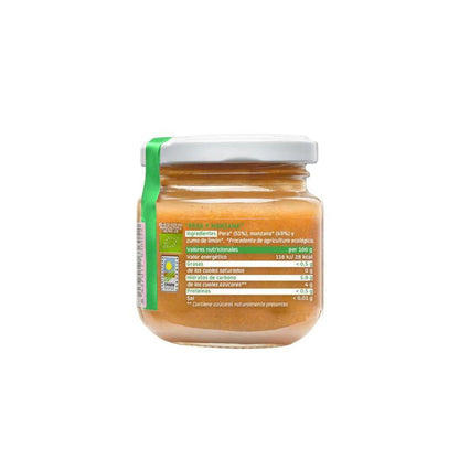 PROMO 3x Tarrito BIO pera y manzana +6 meses Smileat, 130g
