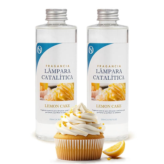 Pack Ahorro 2x Fragancia Lámpara Catalítica 500ml: Aroma Lemon Cake - Disfruta De Tu Aroma Favorito Durante Más Tiempo_0
