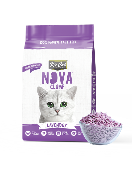 Kit Cat Arena Eco Nova - Lavender 7 L Arena para gatos