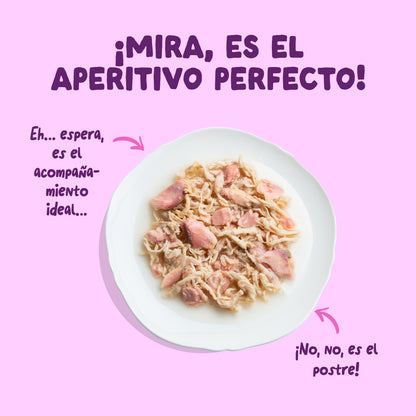Filetes de salmón y pollo para gatos Edgard &amp; Cooper 70 g
